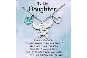 Stitch Gifts Necklace "You are Loved You are Valued You are Beautiful"...