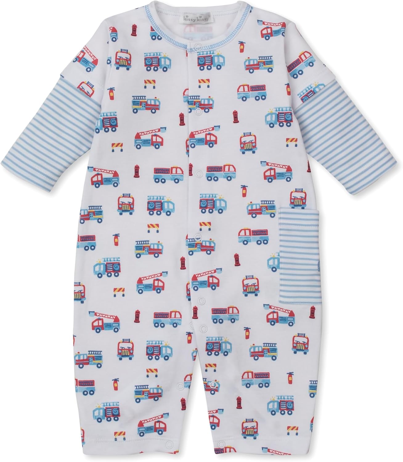 Kissy Kissy Baby Boys Infant Fight The Fire Print Playsuit