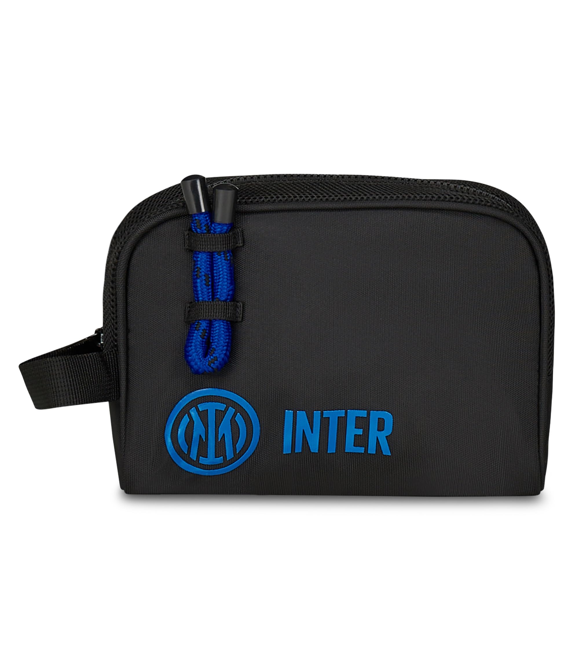 Inter Pochette Ragazzi Seven, Nero Azzurra, Con Maniglia in Nastro, Organizer da Viaggio, Tempo Libero