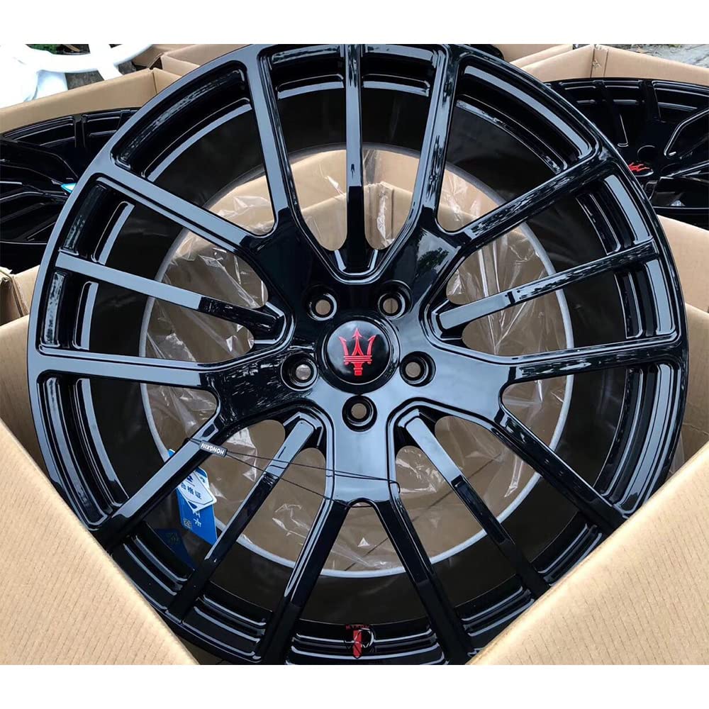 VIQUTRG Set Di 4 Coprimozzi Per Auto - Diametro 60mm, Per Maserati, Antiruggine E Antipolvere - Foto 8