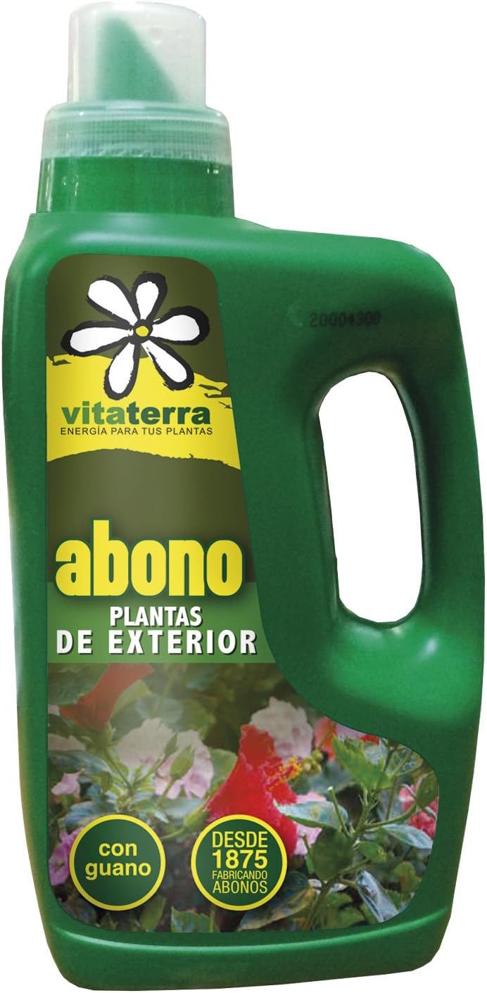 Vitaterra Abono Líquido Plantas de Exterior 1 l, 02210 Amazon.es Jardín