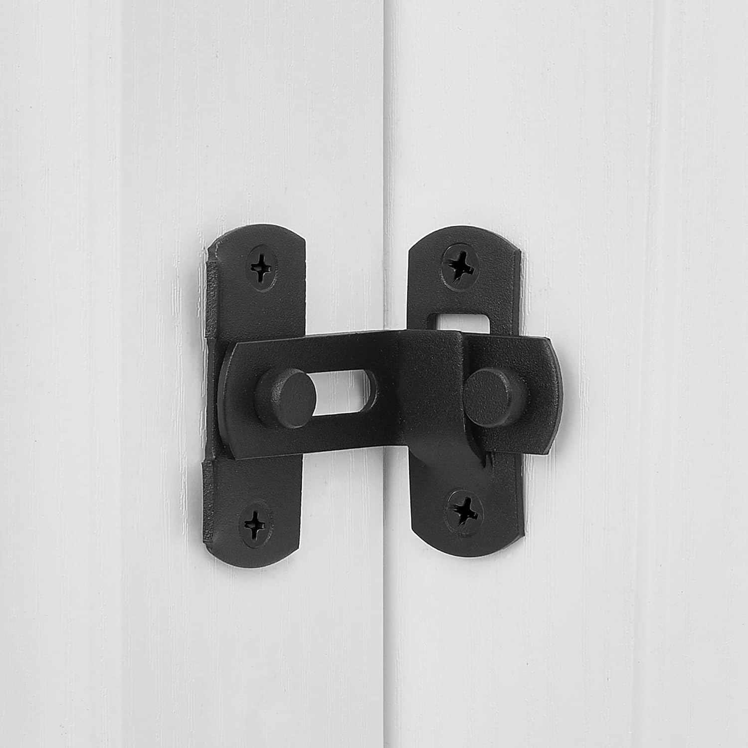 INIRET 2 Packs 90 Degree Flip Barn Door Lock,Protect