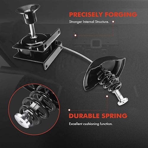 Miniatura 3 de A-Premium Soporte de portador de neumáticos de repuesto compatible con Toyota Tundra 2000 2001 2002 2003 2004 2005 2006 Reemplazo # 519000C010,