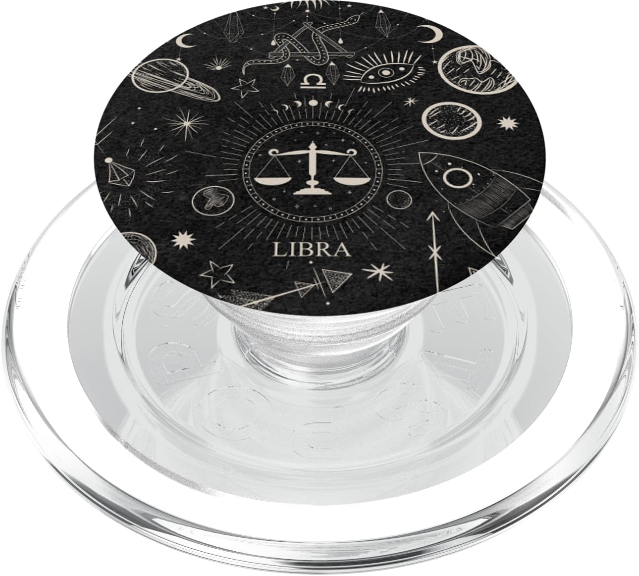 Galaxy Zodiac Sign Astrological Celestial Aesthetic Libra PopSockets PopWallet for MagSafe