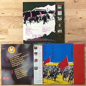 国内盤　THE CLASH レコード　② ポスター付き　盤極美品 Amazon.co.jp: LP THE CLASH ザクラッシュ 国内盤帯付き 3枚