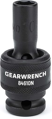 GEARWRENCH Llave métrica de impacto universal estándar de 6 puntos de 1/2" 0.394 in - 84610N
