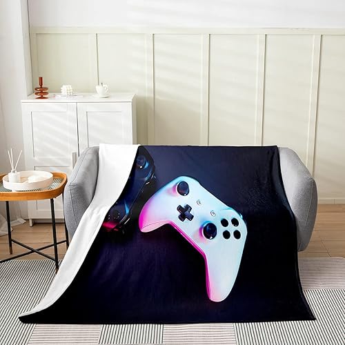 Manta de cama para jugadores para todas las estaciones, manta de forro polar para juegos, manta mullida de franela para niños y niñas, manta de disponible en Yaxa Peru