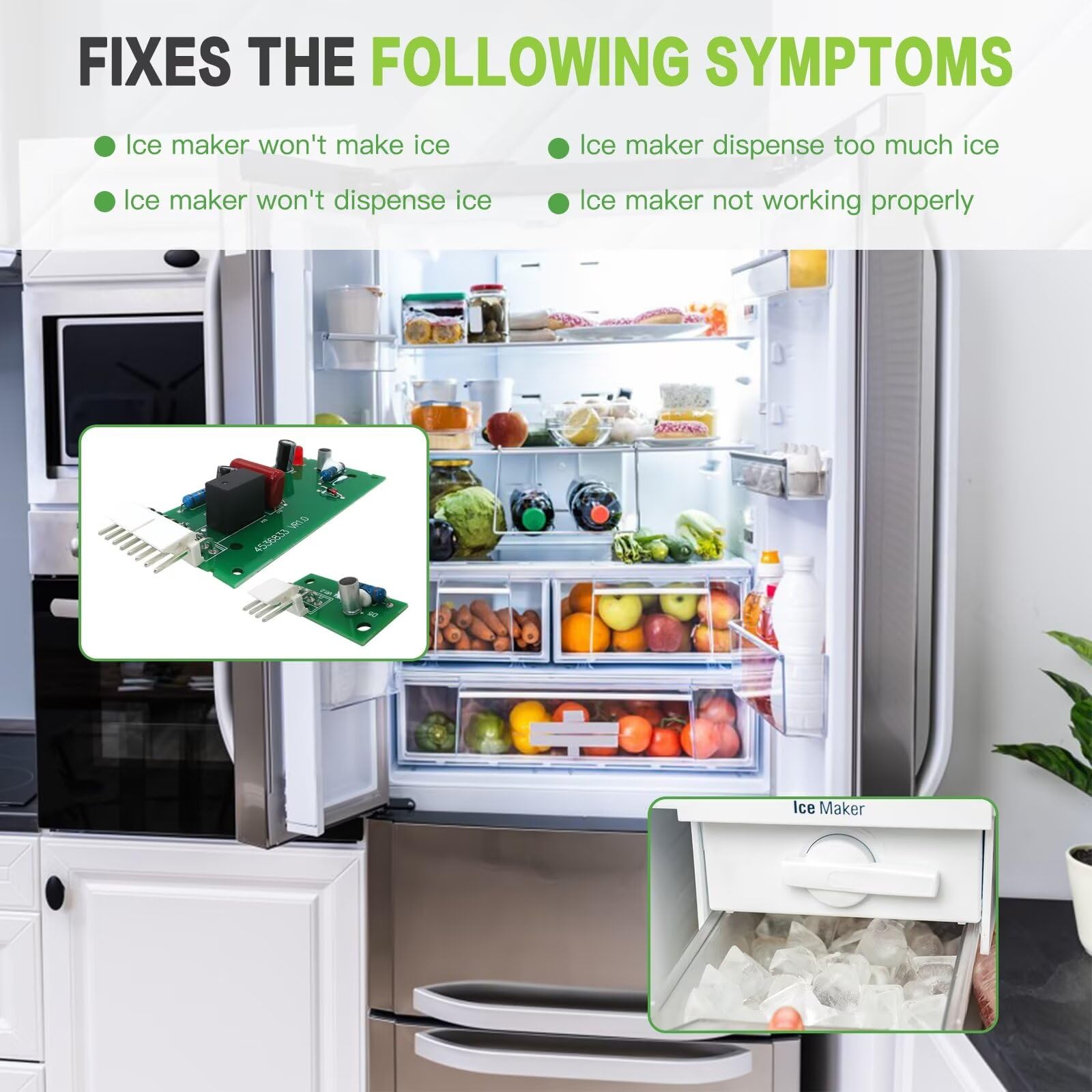 Amazon.com: 4389102 Refrigerator Ice Maker Emitter Sensor Control