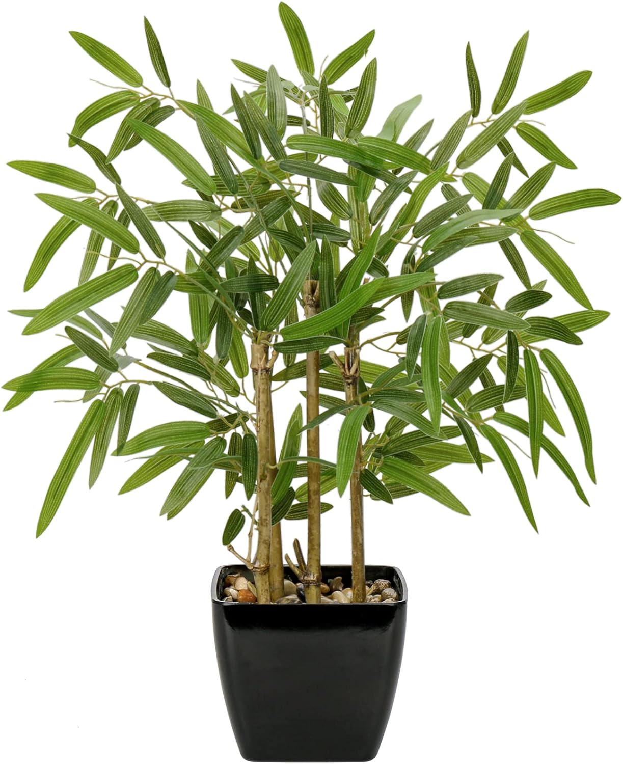 18 Inch Fake Bamboo Tree Plant Indoor Potted Plants Faux