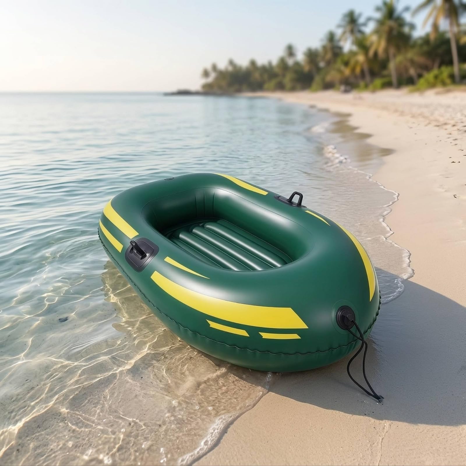 Inflable con Resistente Balsa, Style to 5, Naranja Y Negro
