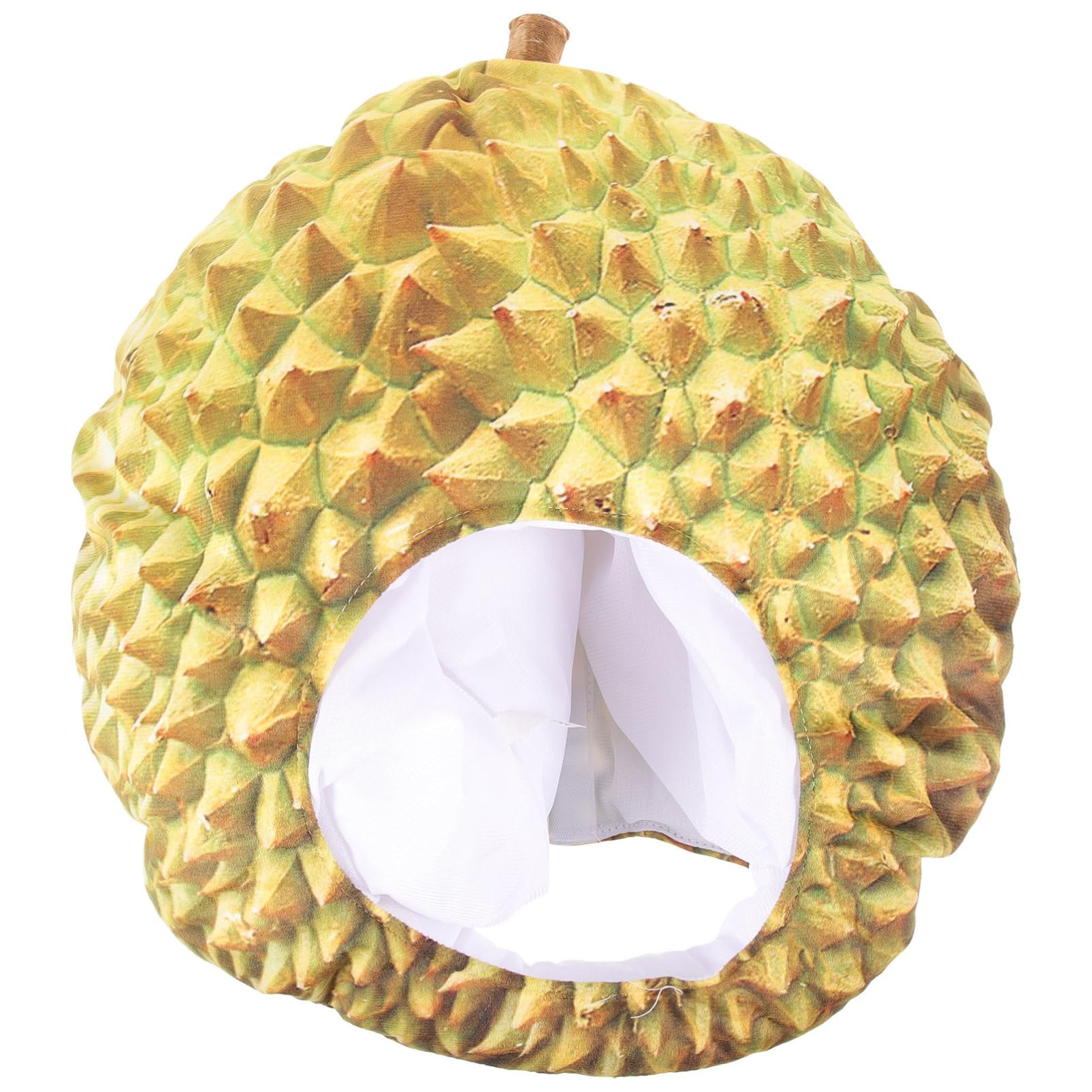 Vaguelly Fruit Head Masks, Comfortable Plush Durians Hat, Carnival Dressing-Up Fruit Headgear Party Cosplay Supplies