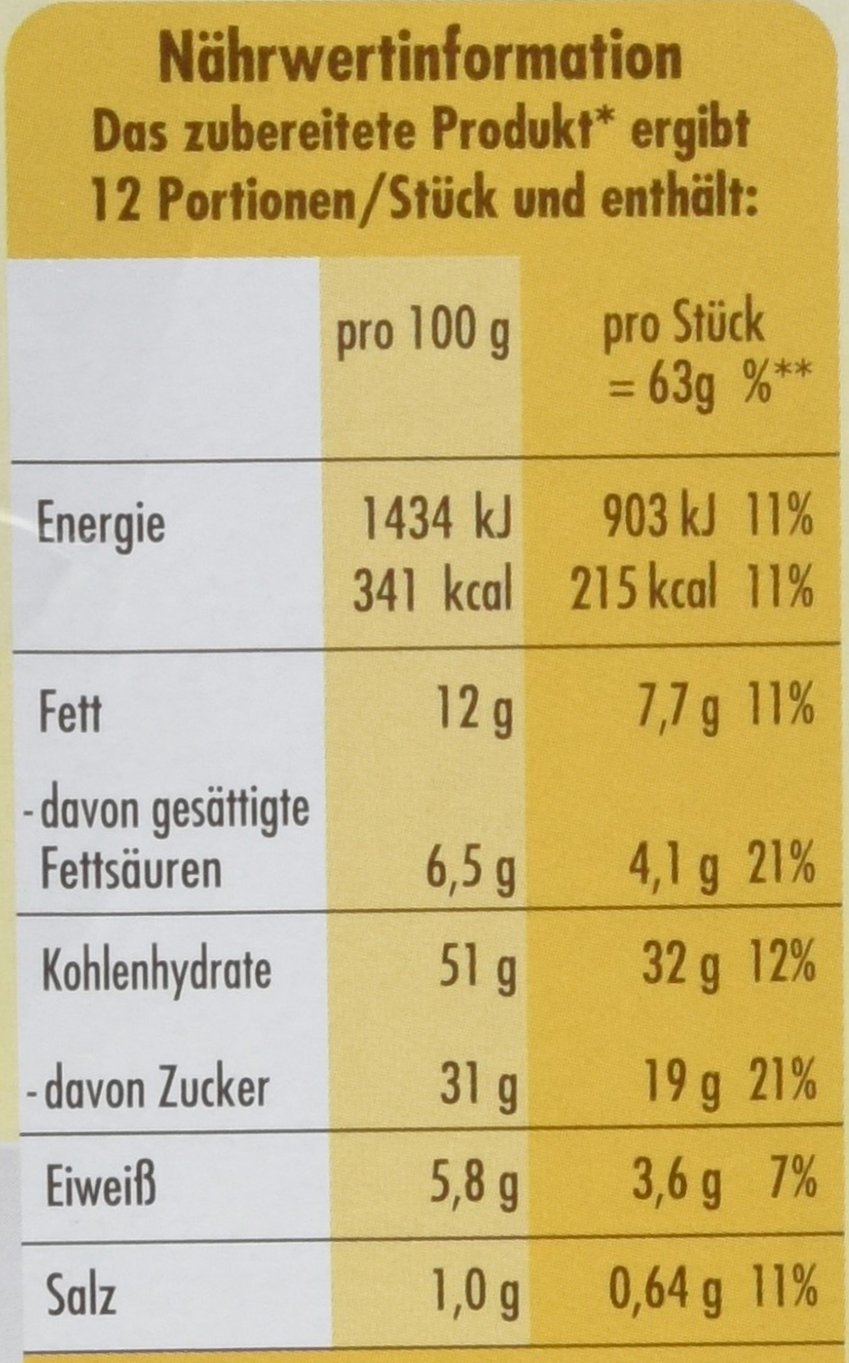 Dr. Oetker Marmor-Wolke, 4er Pack (4 x 455 g)