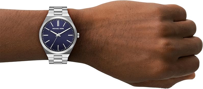 Amazon.com: Michael Kors Men's Lennox Three-Hand Stainless Steel