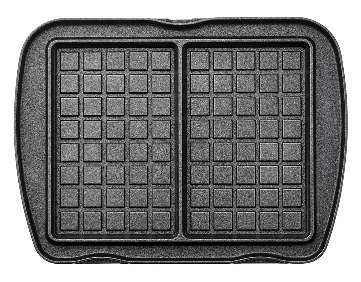LAGRANGE Jeu de plaques Gaufres fourrées, compatible avec tous les gaufriers "Premium", Plaques en fonte d'aluminium, Revêtement antiadhésif double couche, 010142
