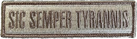 Gadsden and Culpeper Tactical Sic Semper Tyrannis Subdued Patch