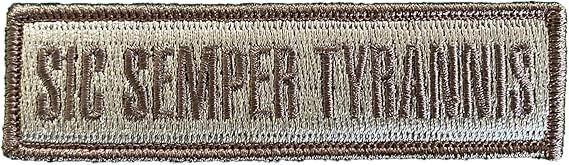 Gadsden and Culpeper Tactical Sic Semper Tyrannis Subdued Patch