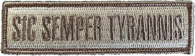 Gadsden and Culpeper Tactical Sic Semper Tyrannis Subdued Patch