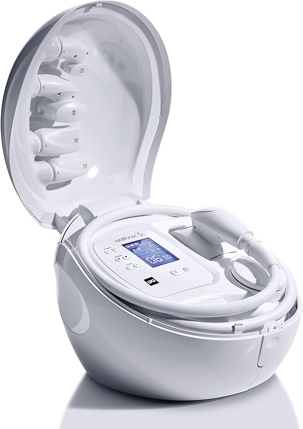 Wellbox LPG [S] - Aparato de Estimulación Celular Anti-Edad y Adelgazante - Método 100% Natural & Demostrado - Blanco