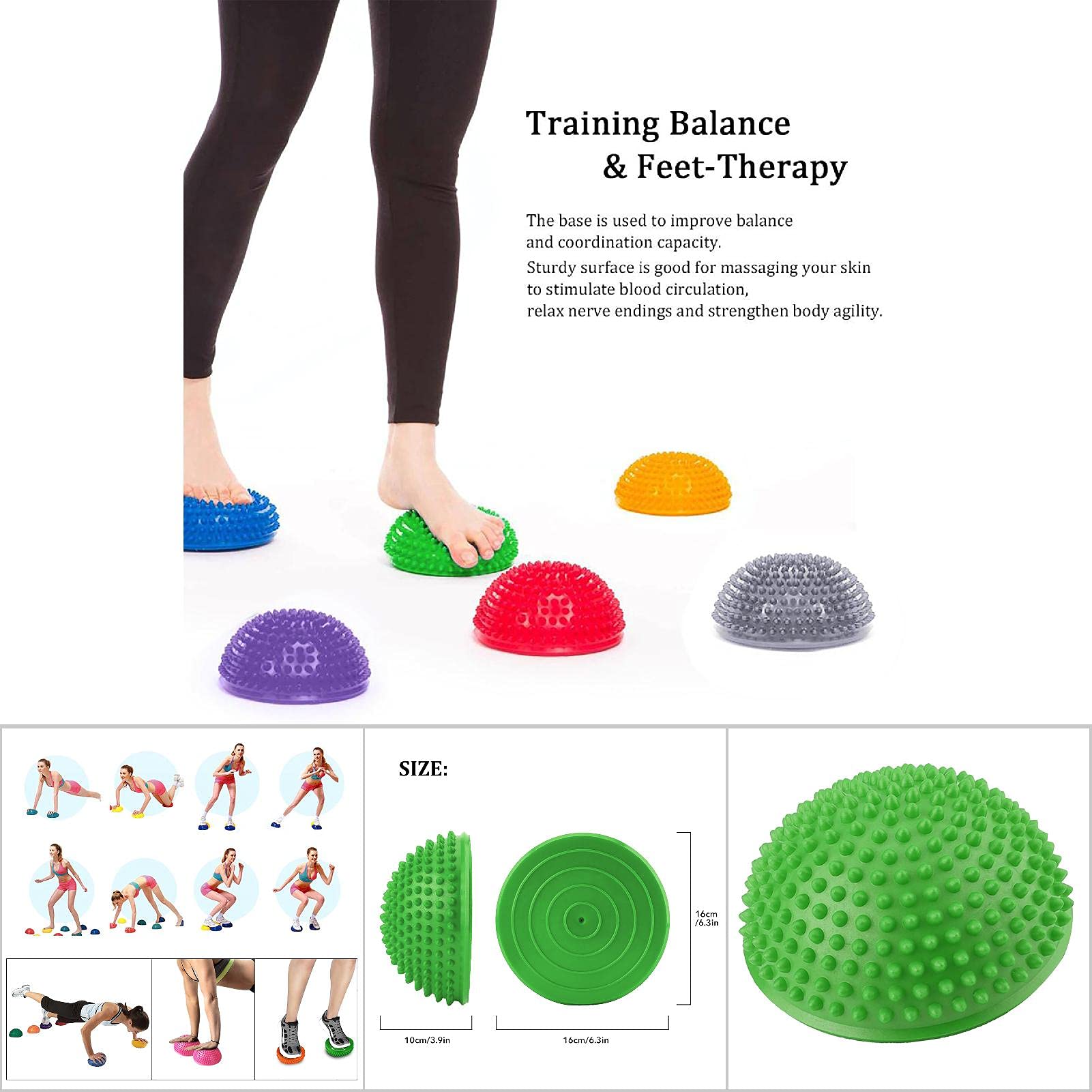 Divers accessoires fitness, yoga et pilates Sveltus disque d'entraînement de stabilité en paquet