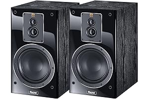 Heco Signature 503 170W 3-Way Bass Reflex Shelf Speakers (Black, Pair)