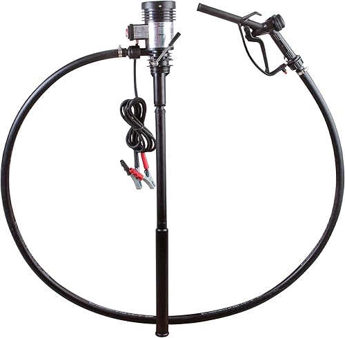 Groz 45521 Bomba eléctrica de combustible y aceite de 12 V, 12 V CC