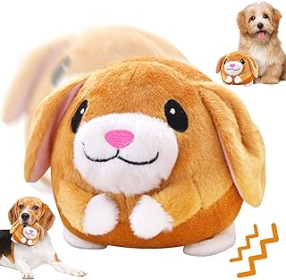 Jadyon Moving Dog Toy, Active Movable Pet Plush Toy, Dog Ball Electric Food Ball, Interactive Dog Toy Ball for Pet Dogs Training Ball product image