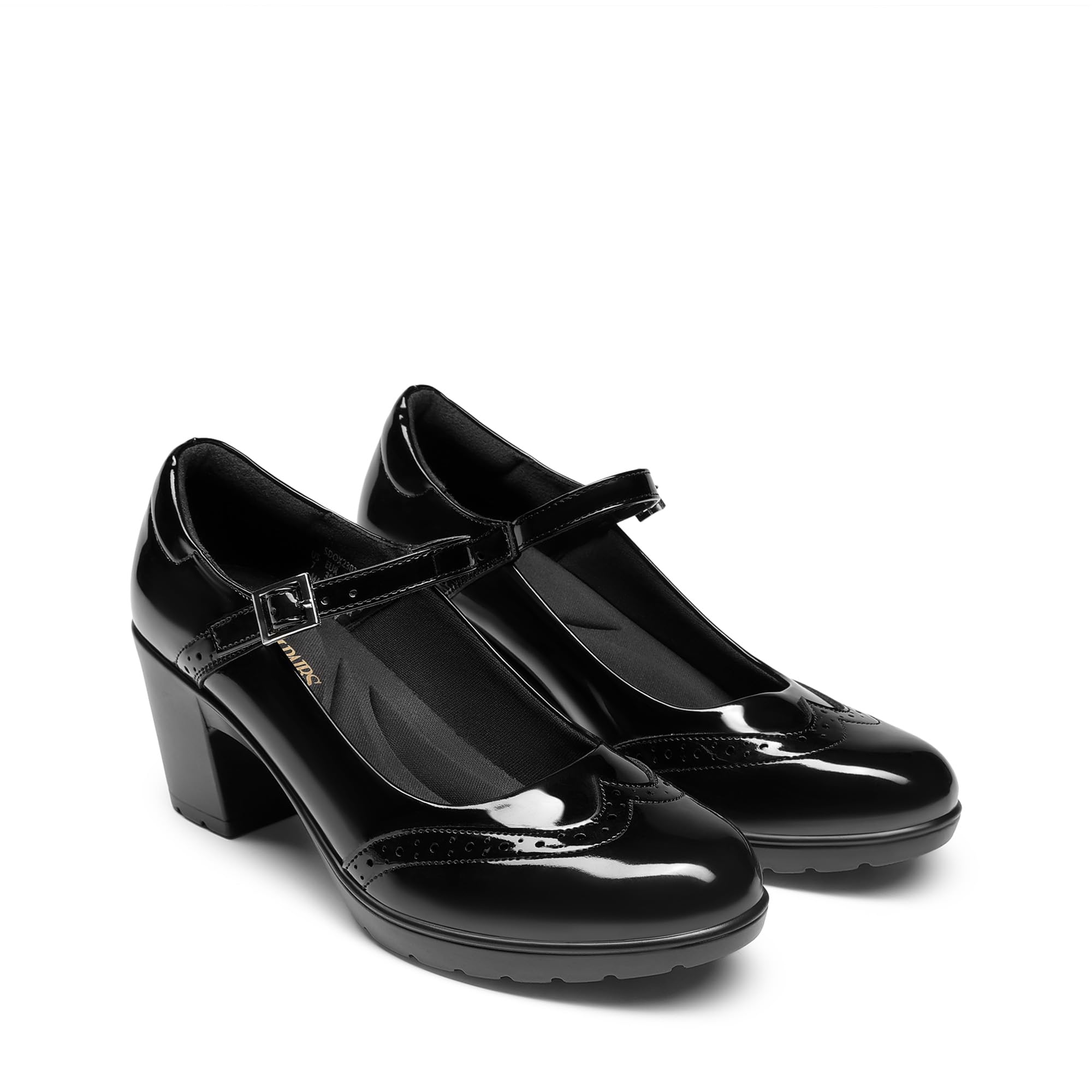 DREAM PAIRS Zapatos Oxford Mary Jane de Mujer Zapatos de Vestir Tacones para Mujer