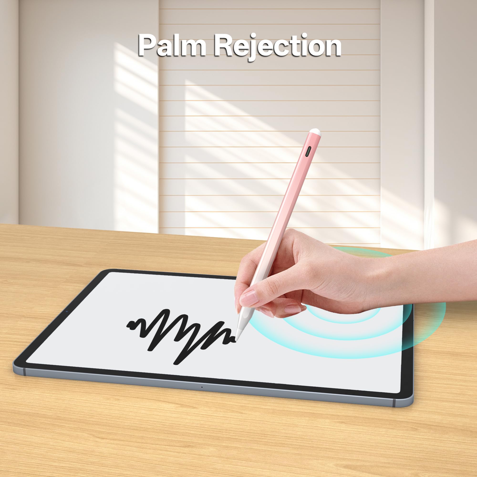 Caneta Stylus Pencil para Apple iPad Air 2024 de 11/13 polegadas