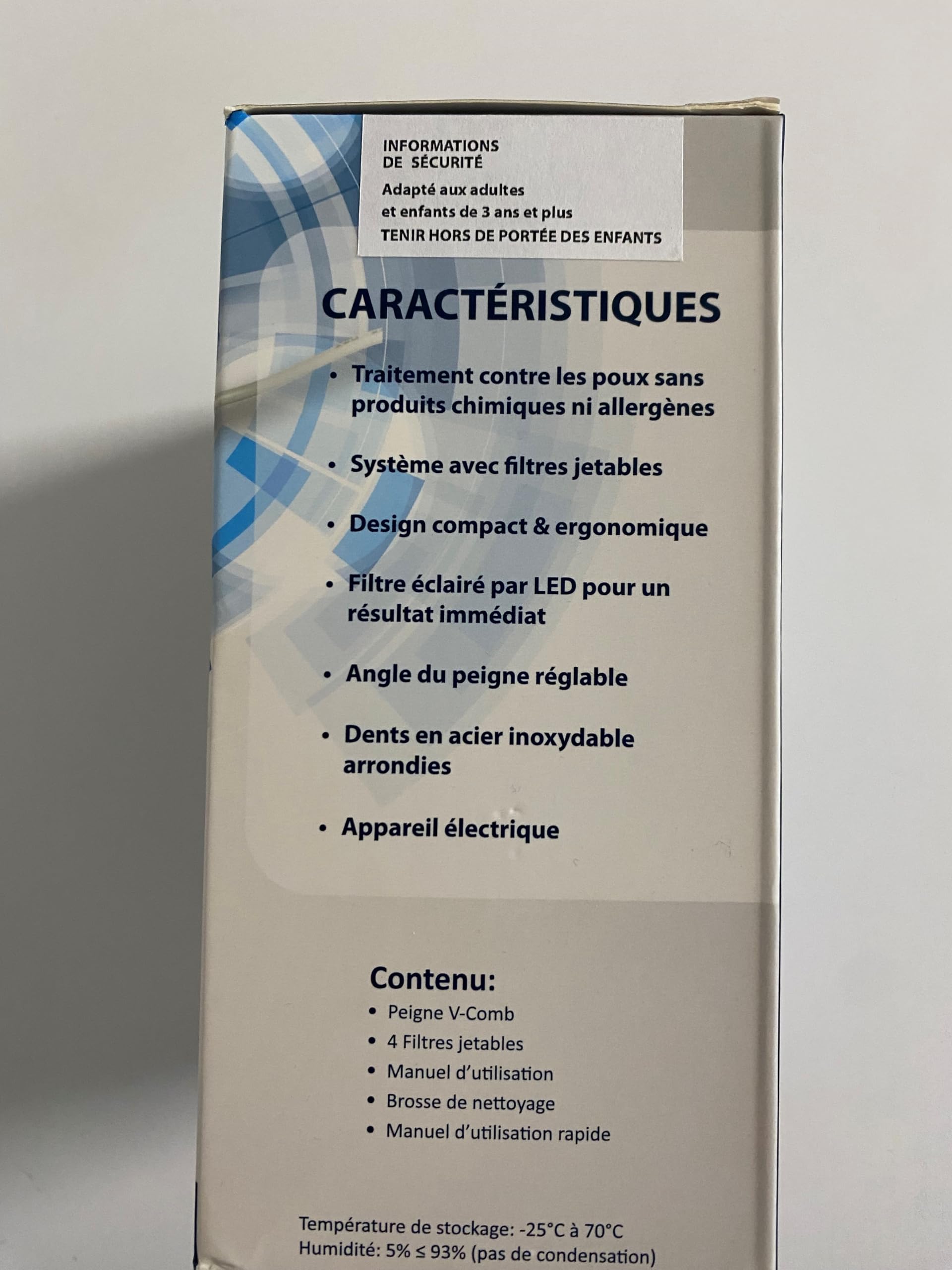 Licetec électrique Peigne à Poux - sans produits chimiques ( avec 4 filtres inclus) | Sans Produits Chimiques, 4 Filtres Inclus
