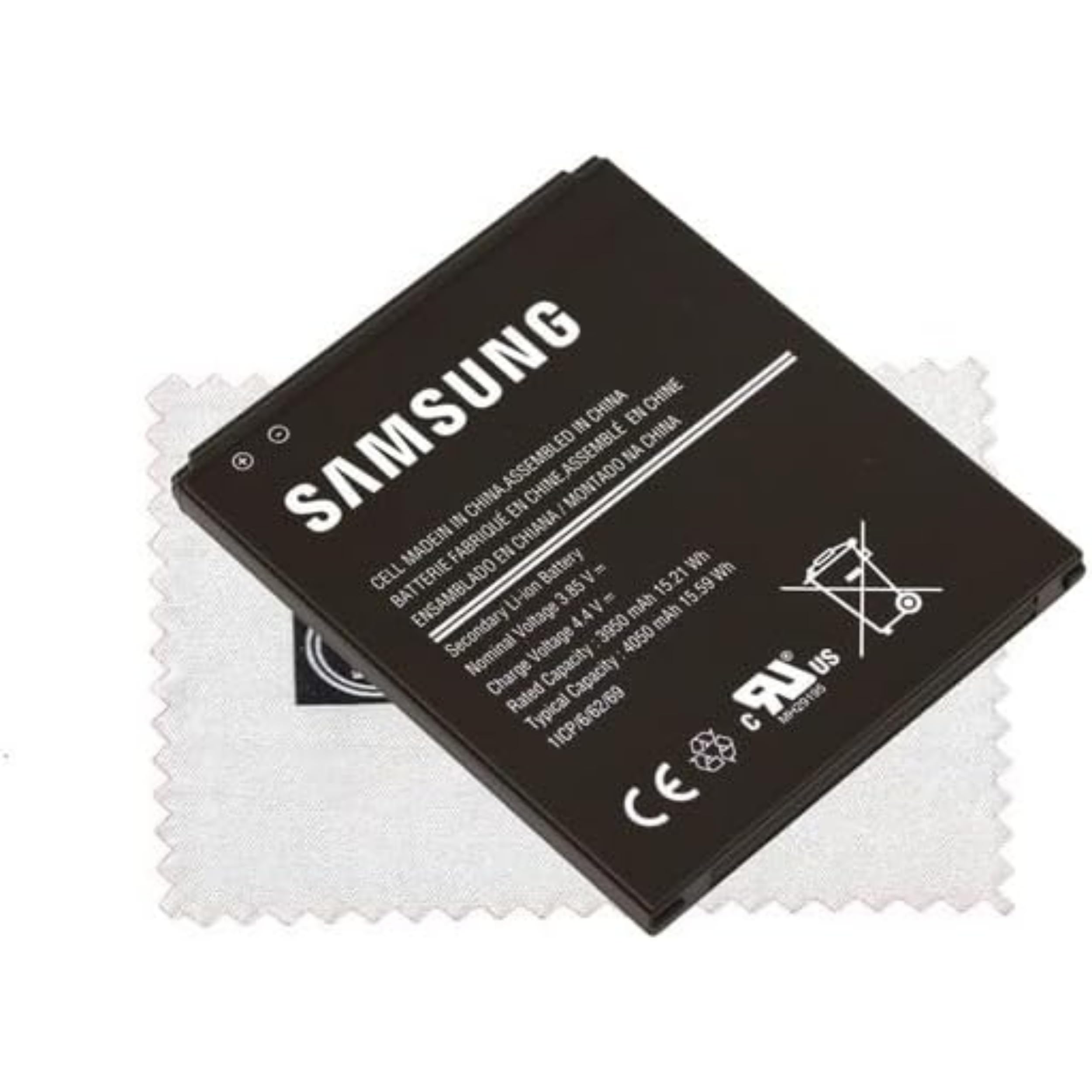 Batteria originale per EB-BG715BBE per Samsung Galaxy Xcover Pro (G715F) con panno di pulizia dello schermo Shlok