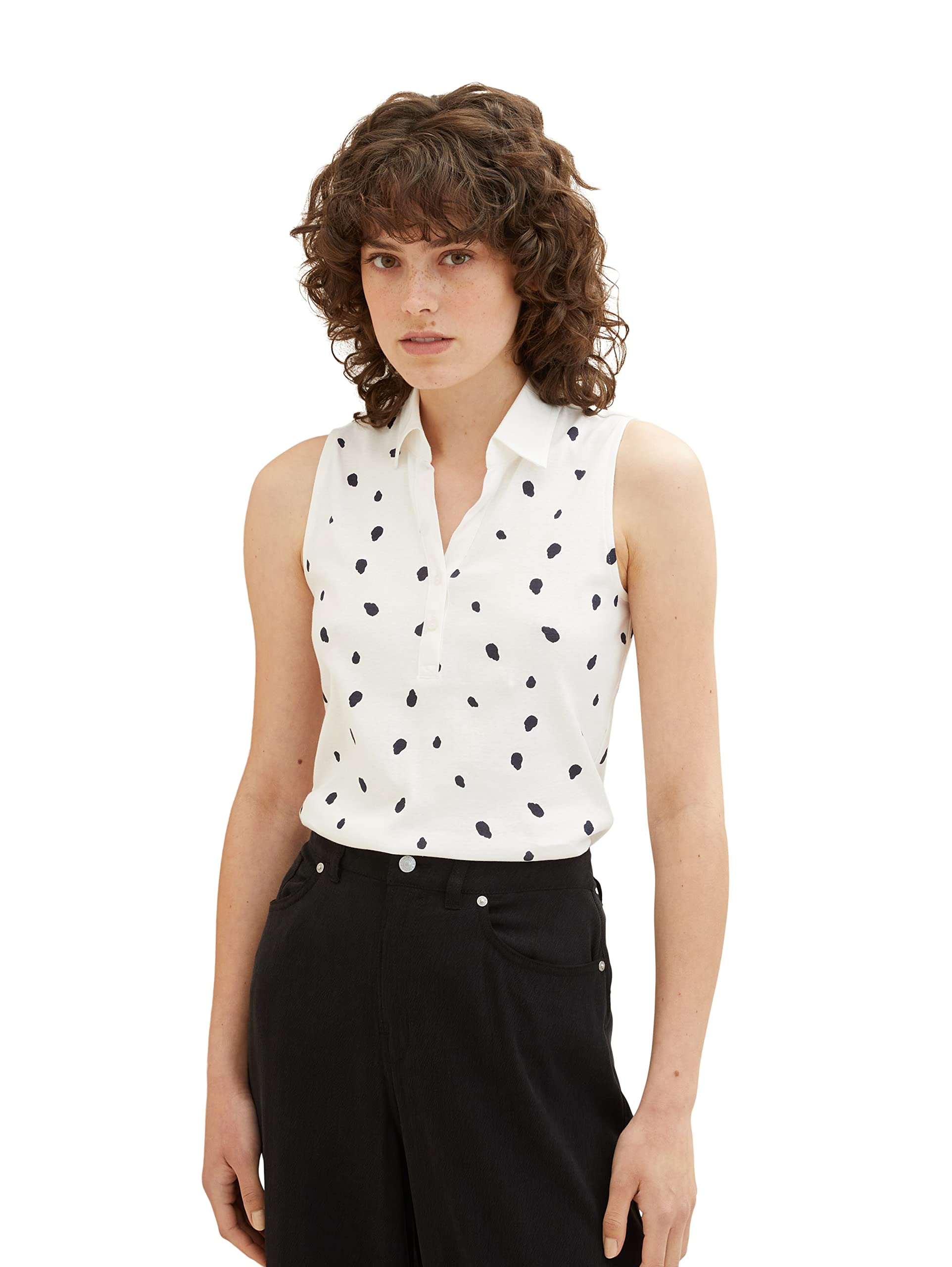 TOM TAILOR 1037379 Polo Femme (Lot de 1)