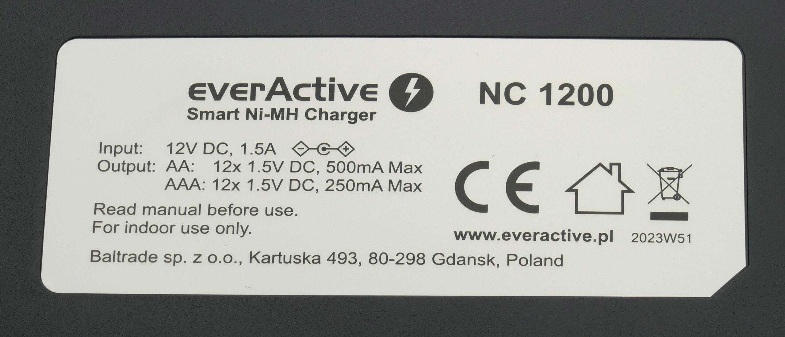 Ładowarka procesora EverActive AAA/AA NC-1200