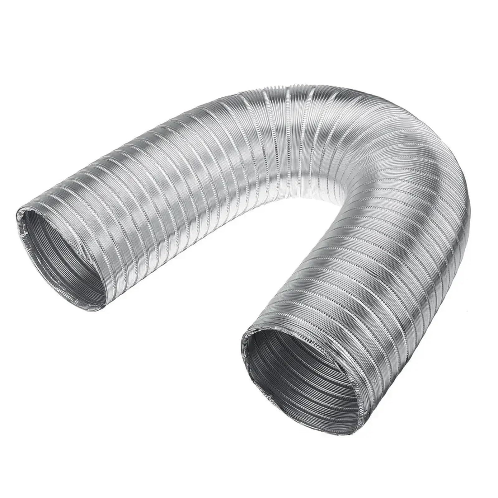 Manguera De VentilacióN Tubo de ventilación de aire de 4/5 pulgadas, tubo de aluminio, manguera, tubo de escape flexible, conducto, sistema de aire, accesorios de aire acondicionado Para Extractores,
