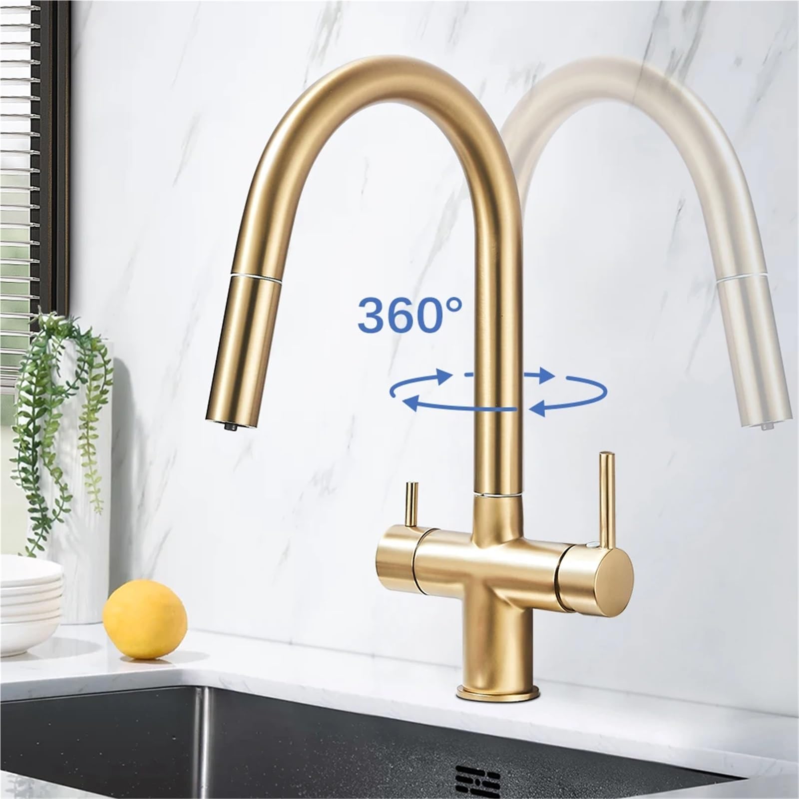 Robinet De Cuisine Brossé
