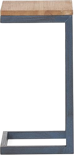 Miniatura 8 de Christopher Knight Home Bayrain - Mesa en forma de C de madera para exteriores, acabado antiguo