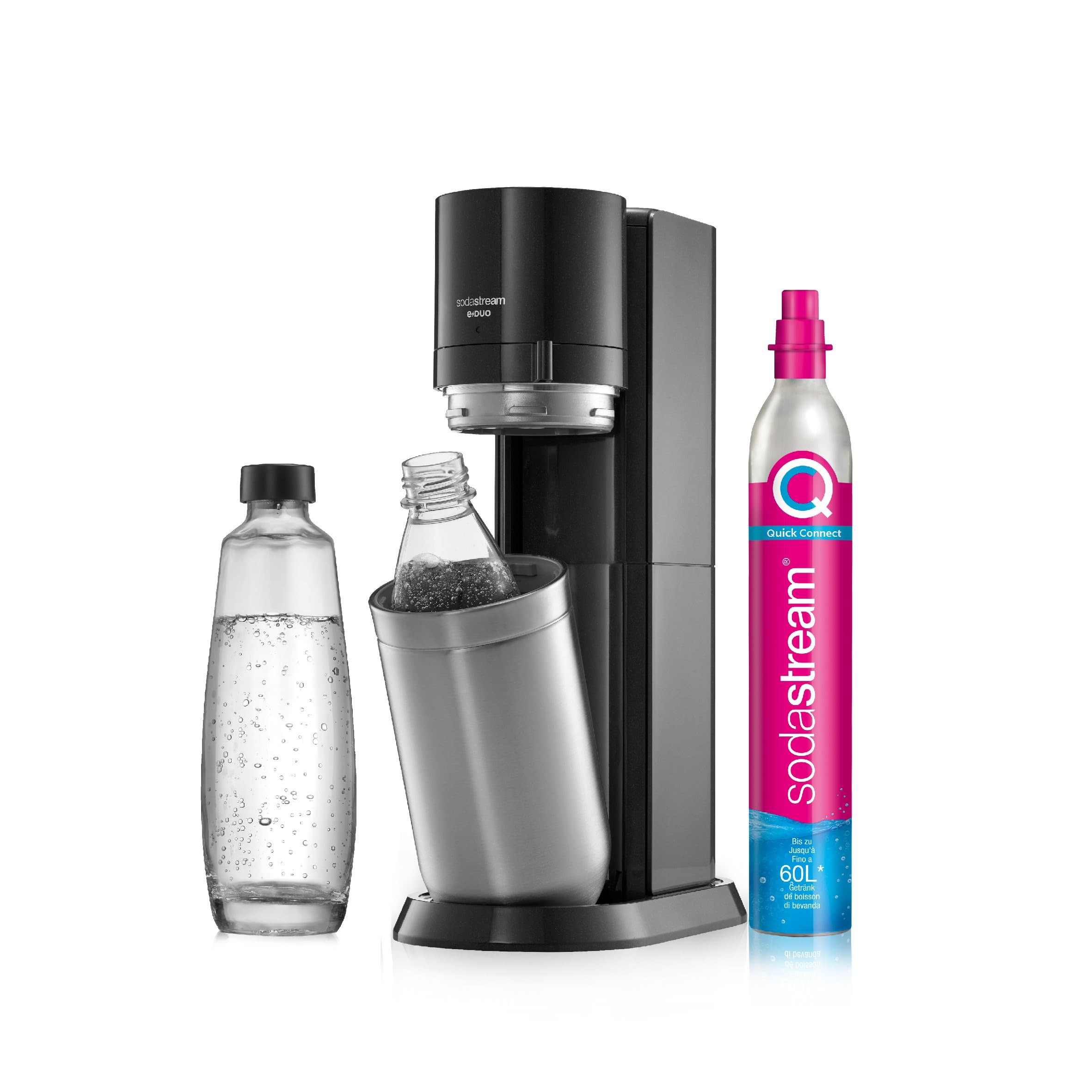 SodaStream E-DUO Wassersprudler mit CO2-Zylinder