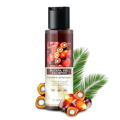 Batana Oil Champú para el crecimiento del cabello, hidratante hidratante que reduce la caspa, nutre profundamente, fortalece, da volumen, restaura