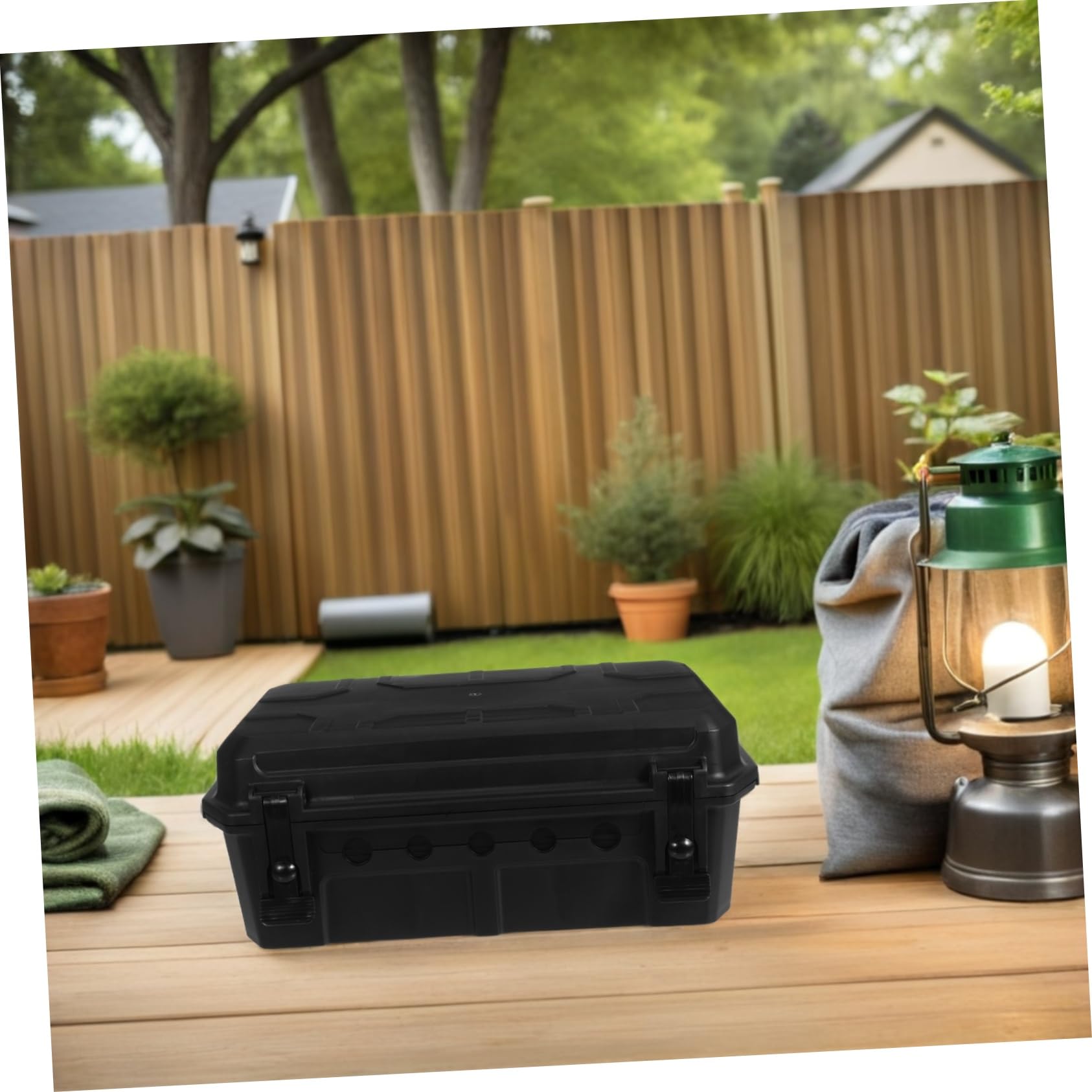 Cabilock Caja Eléctrica Exterior Para Jardinería Calentadores De Patio y Luces De Cadena Conector De Unión Resistente Intemperie