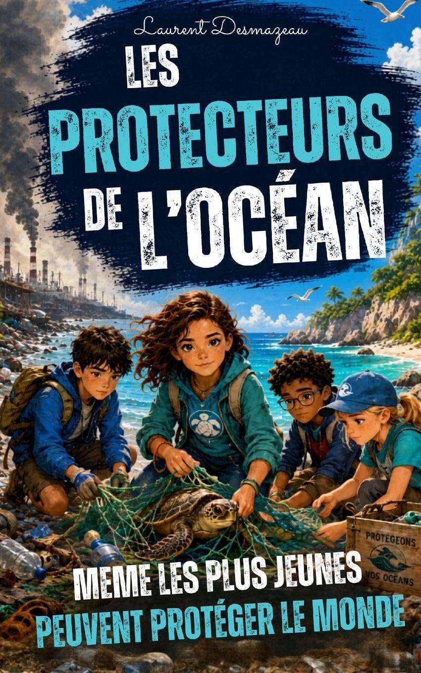 Les Protecteurs de l’Océan: Un roman jeunesse d’aventure écologique pour apprendre à protéger la mer, la nature et les animaux marins (Livres de Noël ... les jeunes de 8 à 12 ans Édition 2026-2027)