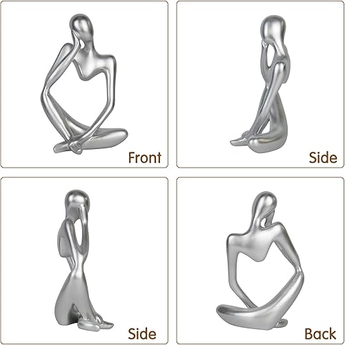 Miniatura 7 de Olpchee Resina Pensador Estatua Abstracta Escultura El Pensador Hombre Estatua Coleccionable Figuras Decoración Moderna Hogar Escritorio Oficina