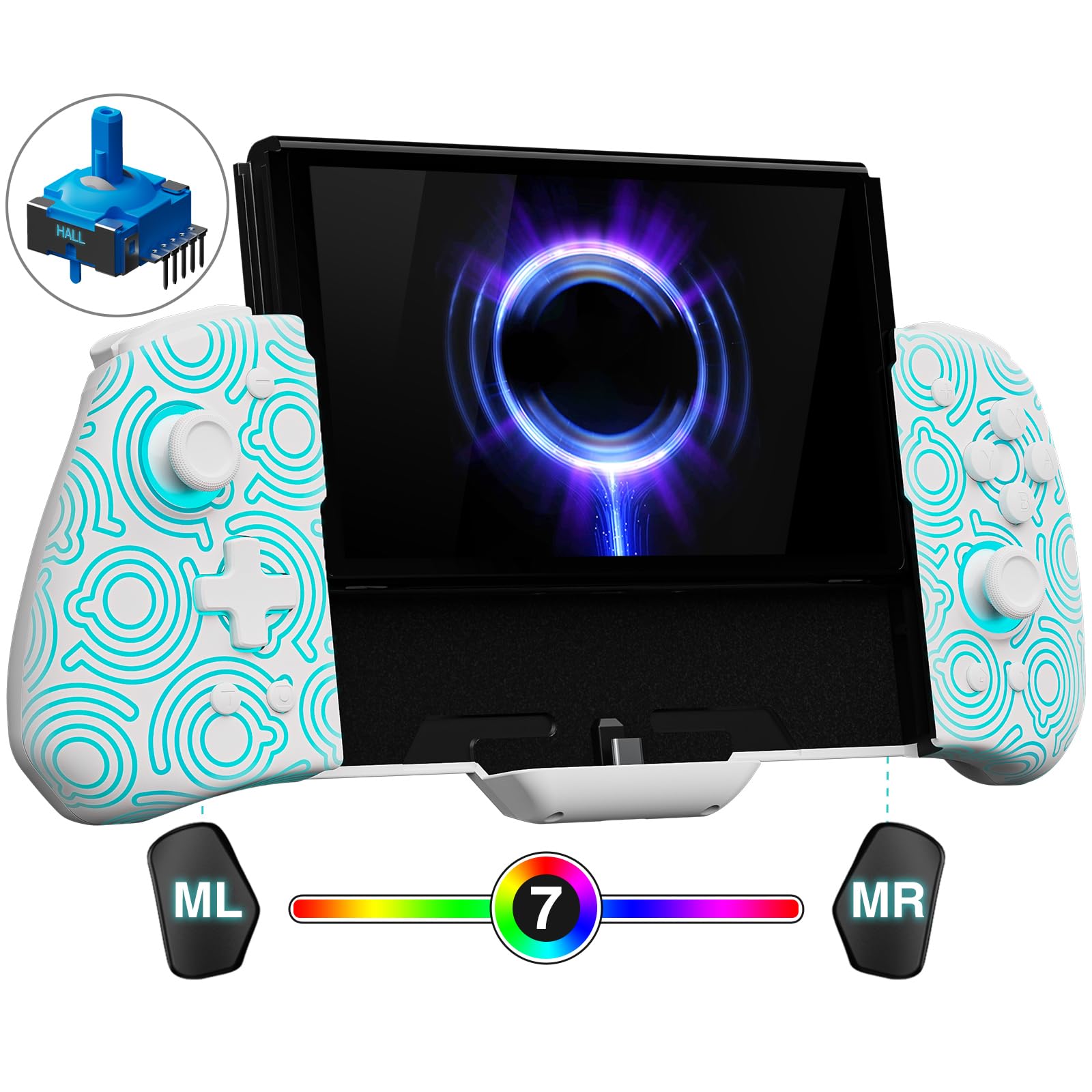 Funlab Switch Joypad Controllers For Nintendo Switch Oled Joycon