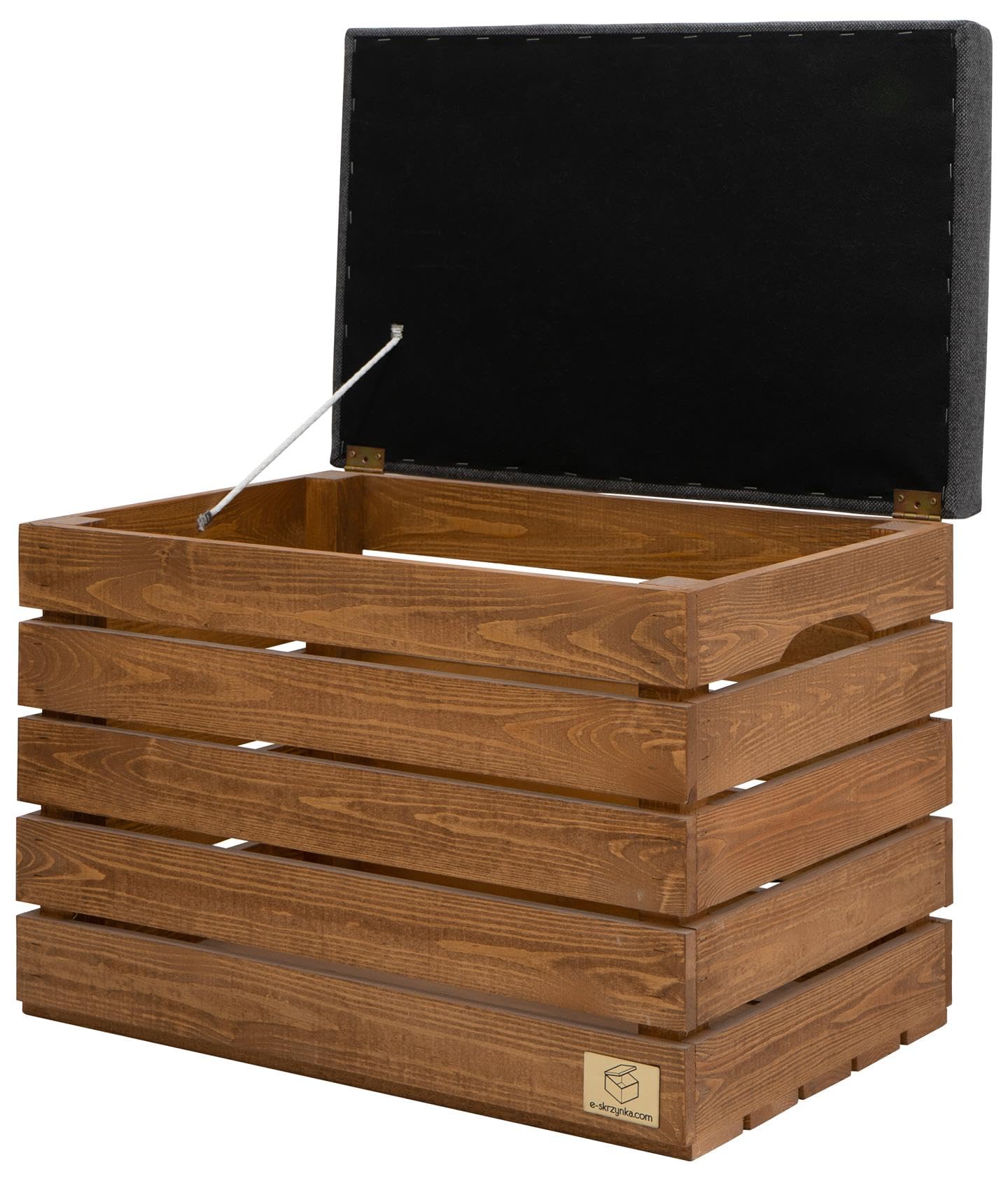 | Sitztruhe mit stauraum holz - polsterbank Sitzbox - sitzbank mit stauraum - aufbewahrungsbox mit deckel - schuhbank mit sitzfläche 60x40x44cm