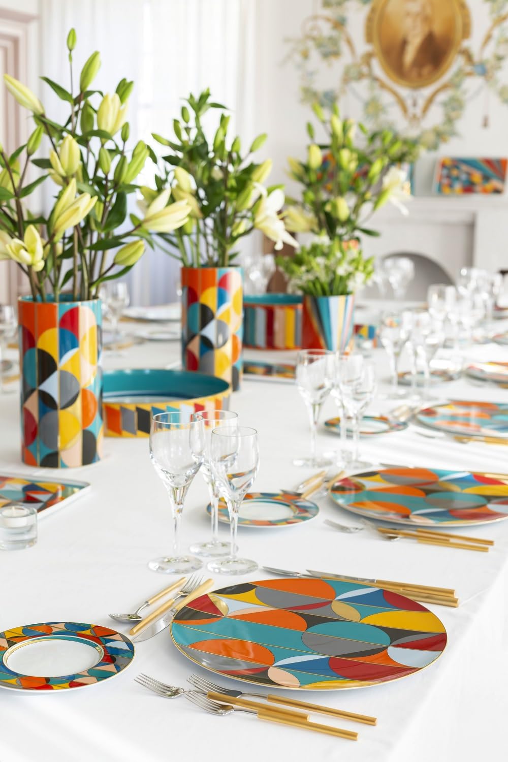 Vista Alegre Futurismo Dessert Plate, Set of 4