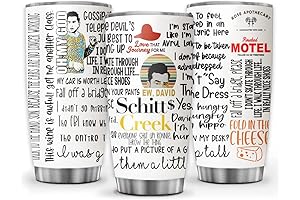 Designstyleslabs Schitts Creek Tumbler Cup EW TV Show Quotes Saying Rose Family