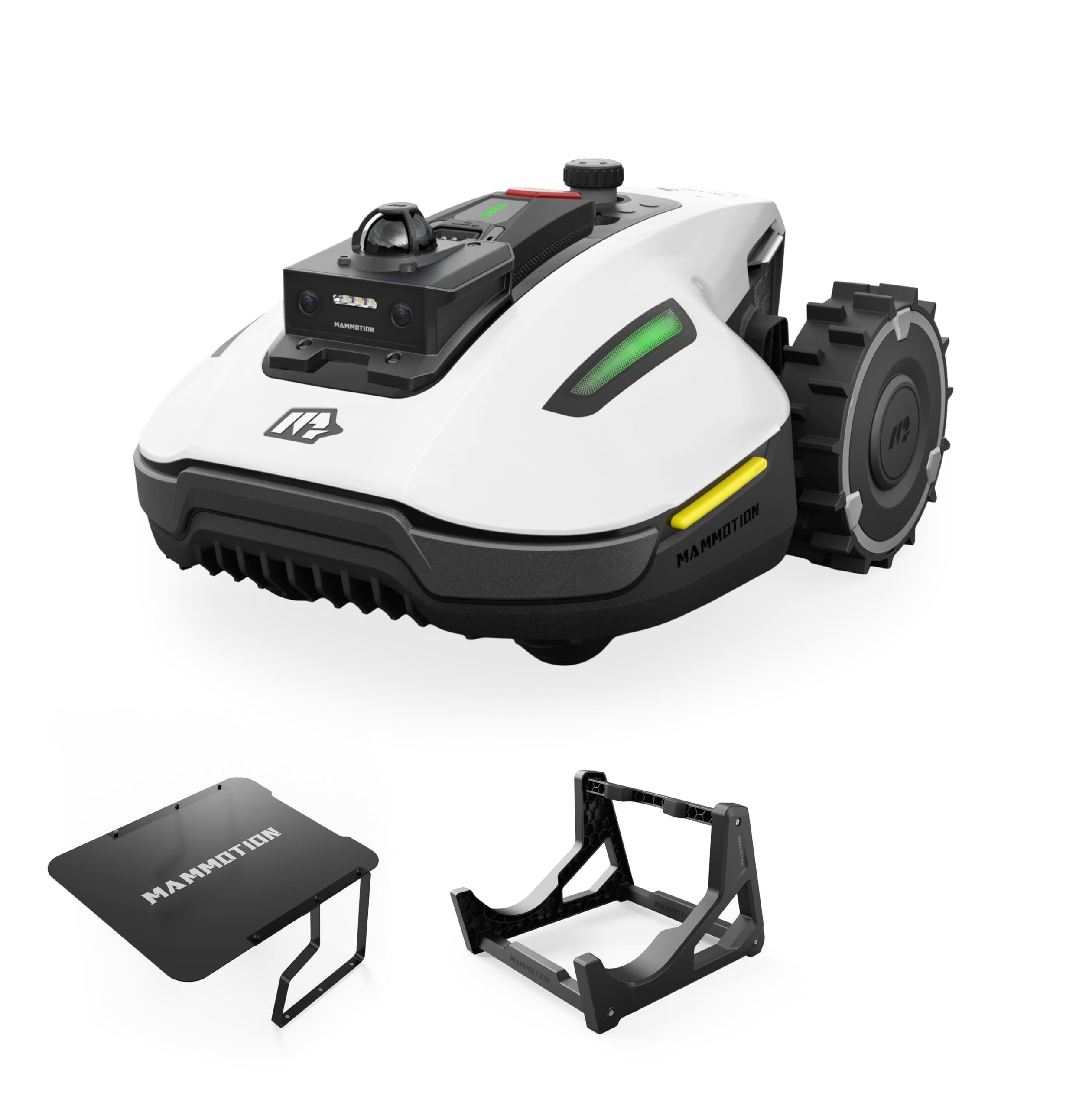MAMMOTION YUKA mini 2 1000 Mähroboter ohne Begrenzungskabel, Empf.1000 m², ohne RTK& 360°LiDAR& Dual-KI Vision, Steigungen bis zu 45%, 6.1 Ah Akku Lange Batterielaufzeit, DropMow, Schnitthöhe 2-6 cm