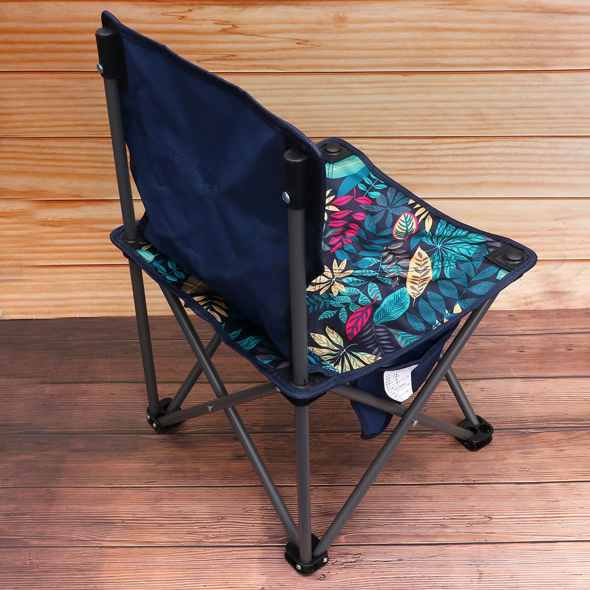 BESPORTBLE Chaise de Pêche Pliante en Métal, Portable et Pliable, Paquet de Transport à Sangle, Camping et l'escalade, Bleu