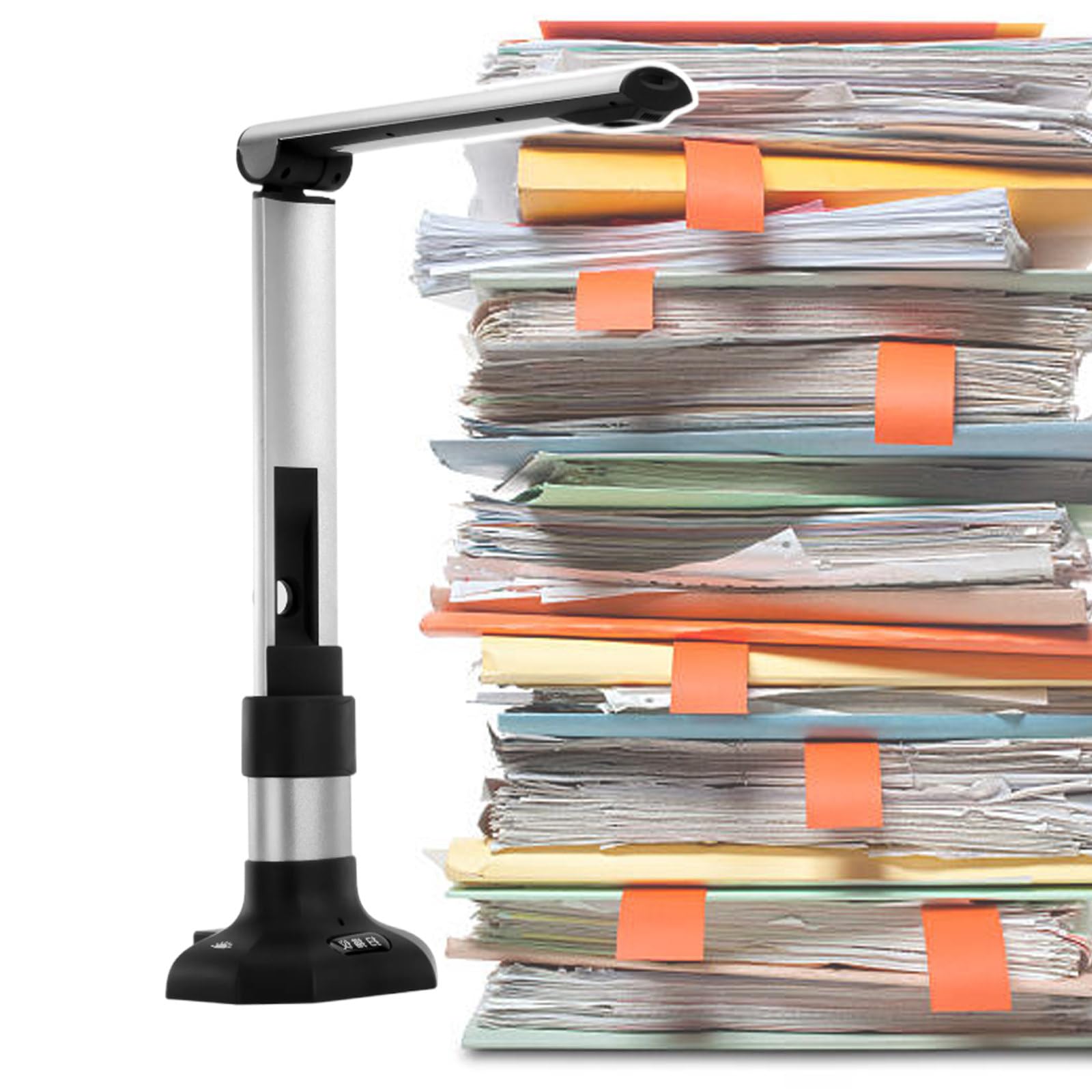 EscáNer con CáMara De Documentos, con TecnologíA Ocr, EscáNer De Libros Pdf, con Luz Led, para Profesores, Aulas Y Conferencias