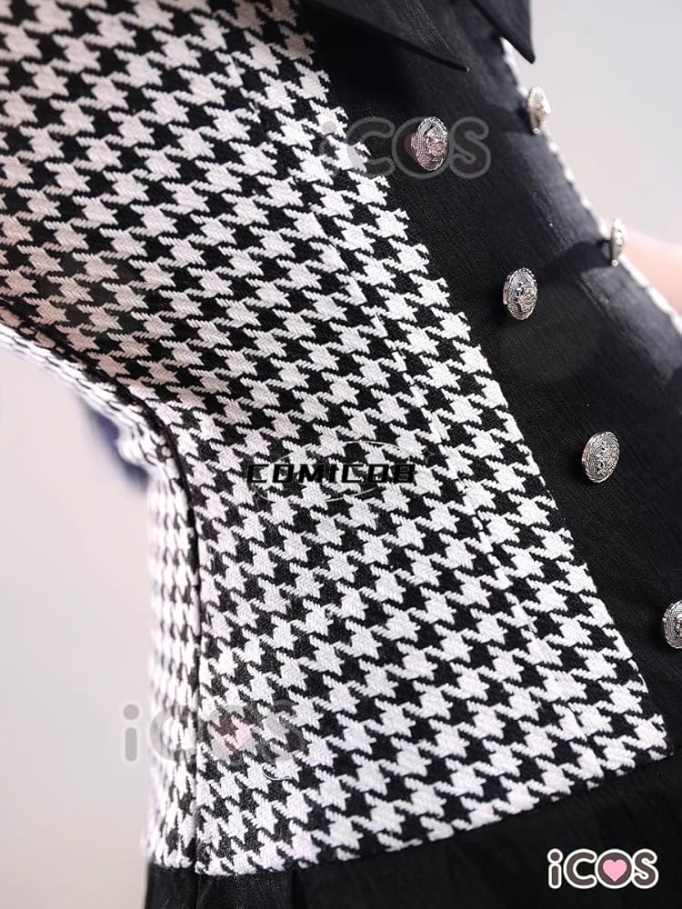 妖狐×僕SS コスプレ衣装 制服 Mサイズ 髏々宮カルタウィッグ セット 妖狐×僕SS 髏々宮カルタ 白鬼院凜々蝶 制服 コスプレ衣装 - Costowns