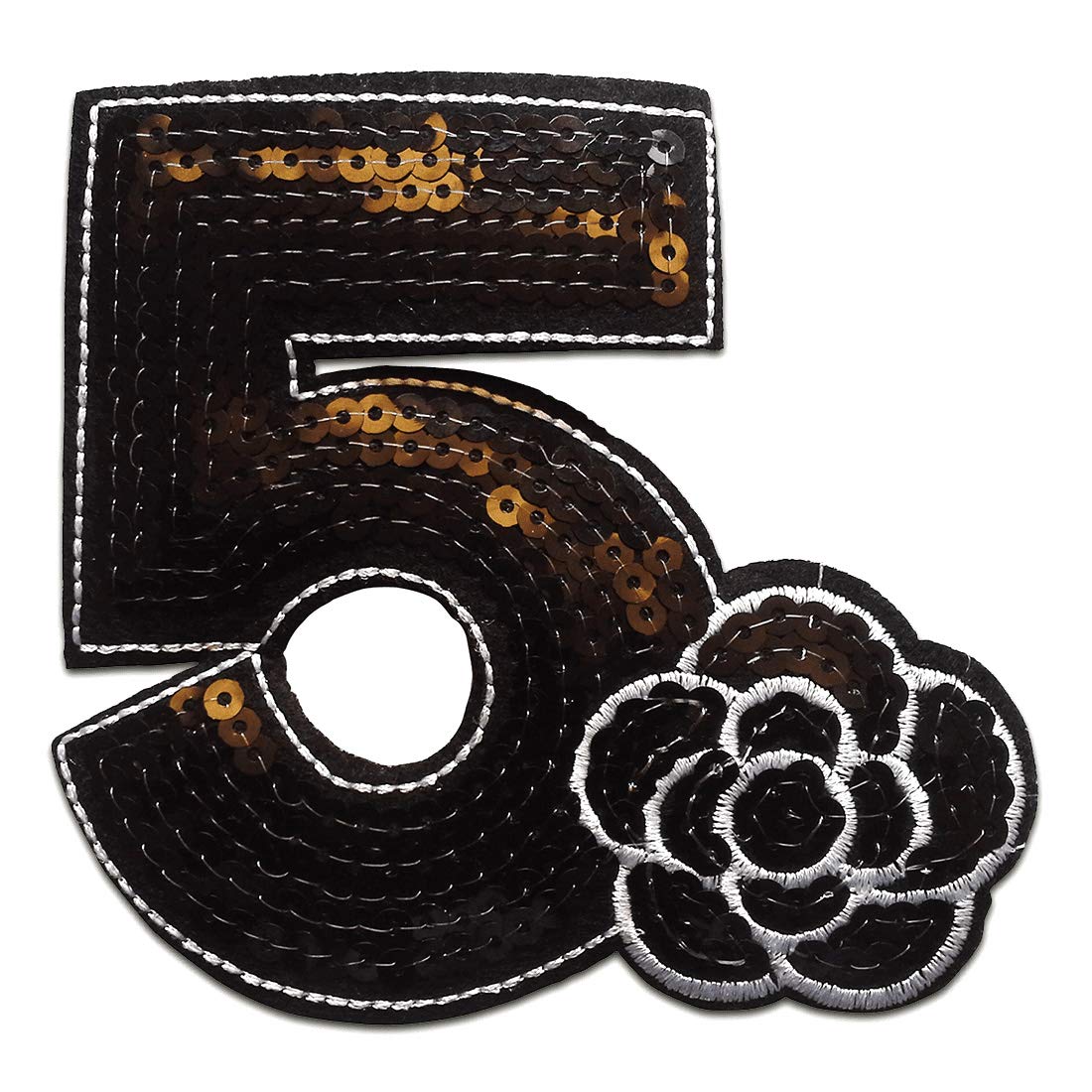 PE5698CT -Patch Brodé à Rayures Avec Fermeture éclair,pour Vêtements