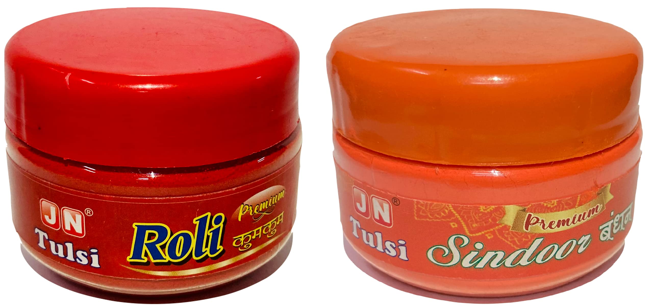 JN Tulsi Combo of Roli Kumkum and Orange Sindoor for Puja Mandir (Roli 100gm and Sindoor 100gm) (B09GG128XZ) Amazon Price History, Amazon Price Tracker